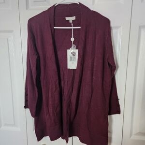 Evolution Women's Cardigan in Ancho Chil M NWT
